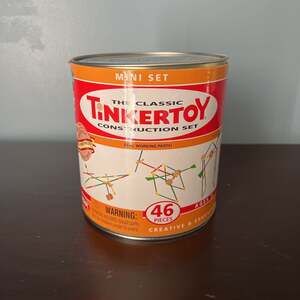 Hasbro TINKER TOY‎ Mini Set 46 Pieces Classic Construction Real Wood